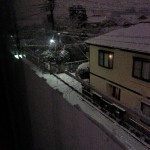雪だ～～～～～！！！！